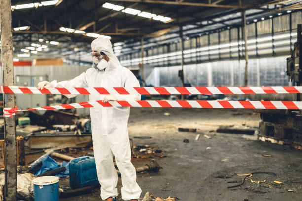 Professional Biohazard technician working in Sioux Center, IA